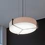 1_Apex 27.15" Wide Espresso LED Pendant With Jute Shade