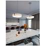 5_Apex 27.15" Wide Espresso LED Pendant With Jute Shade more views