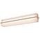 Apex 38 1/2"W Weathered Gray and White Linen LED Bath Light