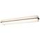 Apex 50 1/2"W Espresso and Solid Wood LED Vanity Bath Light