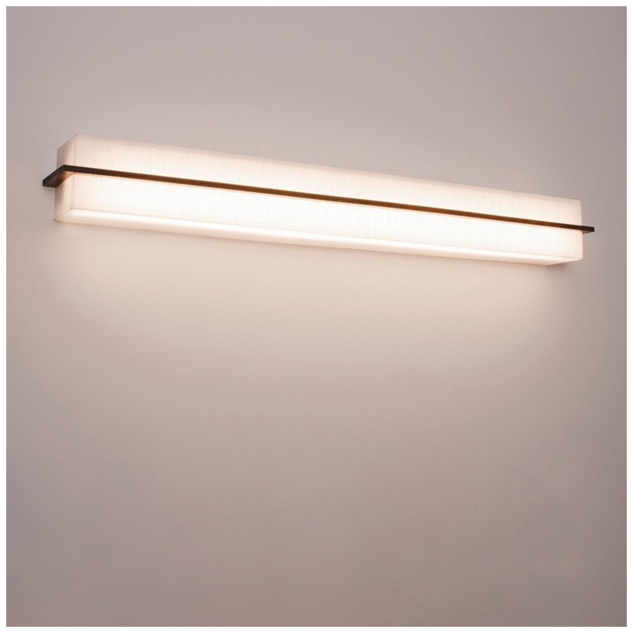 Image 3 Apex 50 1/2"W Espresso and Solid Wood LED Vanity Bath Light more views