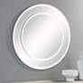 Apia Frameless 36" Round Wall Mirror