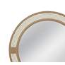 5_Apolline Natural White 44" Oversized Round Wall Mirror more views