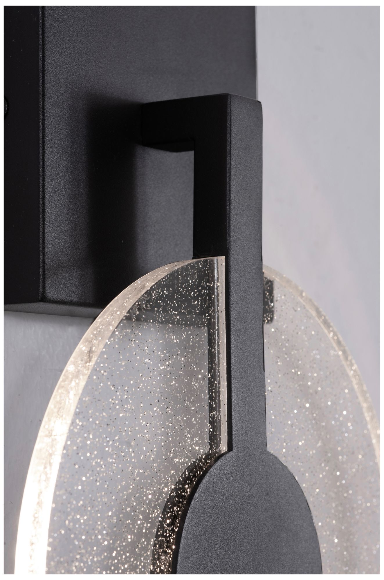 Image 3 Apollo 12" High Black LED Sconce more views