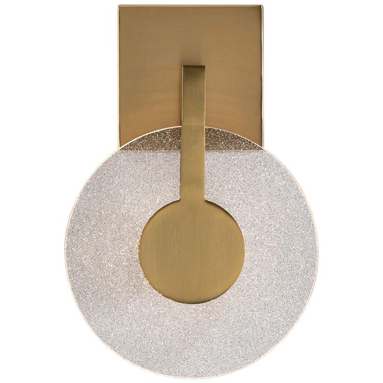 Image 1 Apollo 12" High Light Antique Brass LED Sconce
