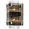 Apollo 14" High Dark Bronze and Polished Chrome Wall Sconce