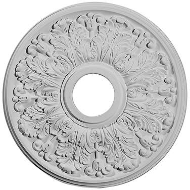 Apollo 16 1/2" Wide Primed Round Ceiling Medallion