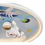 4_Apollo 18 1/2" Wide Moon Mission LED Ceiling Light more views