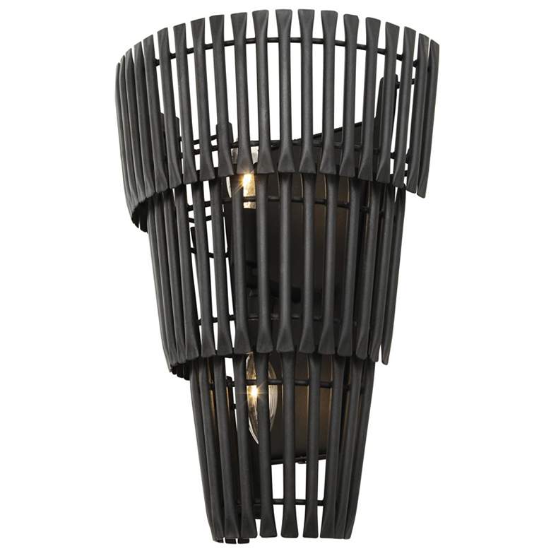 Image 3 Apollo 2-Lt Sconce - Carbon Black more views