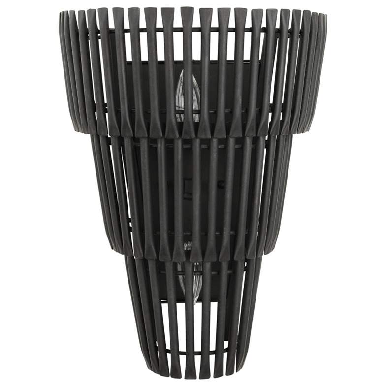 Image 4 Apollo 2-Lt Sconce - Carbon Black more views