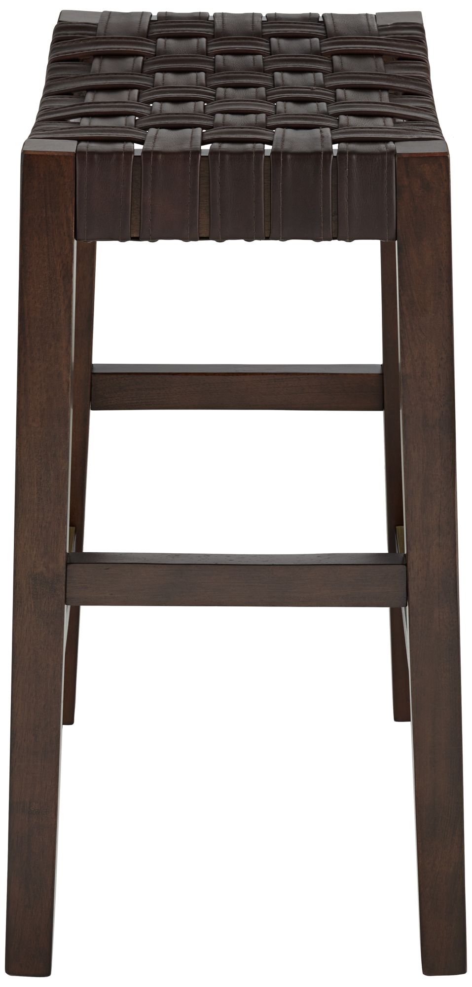 Apollo 25 1/2" Brown Leather Counter Stools Set of 2 in scene