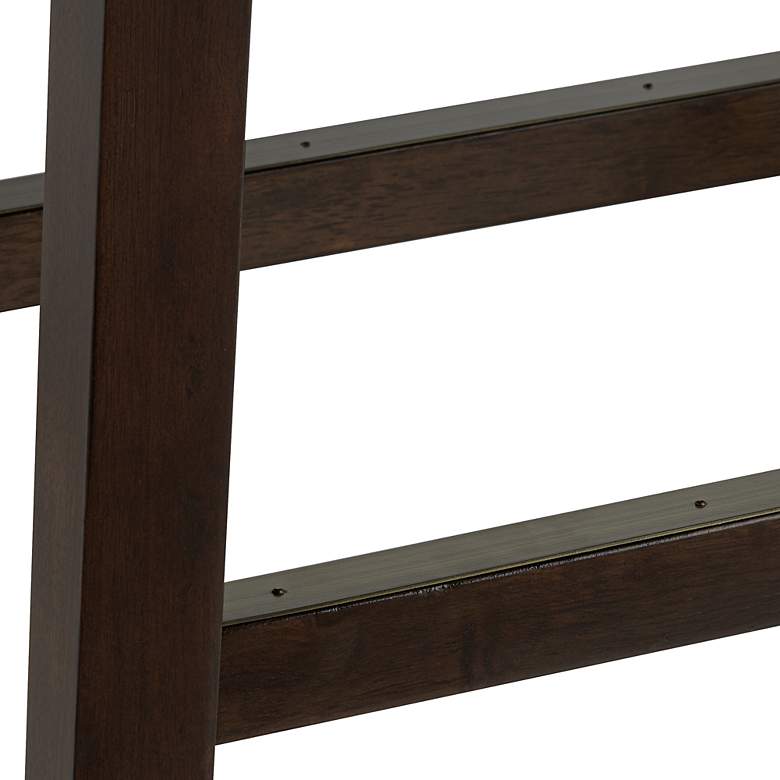 Image 5 Apollo 30 1/2" Brown Leather Bar Stools Set of 2 more views