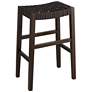 3_Apollo 30 1/2" High Brown Leather Barstool