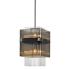 Apollo 34 1/2"W Dark Bronze and Polished Chrome Chandelier