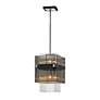3_Apollo 34 1/2"W Dark Bronze and Polished Chrome Chandelier more views