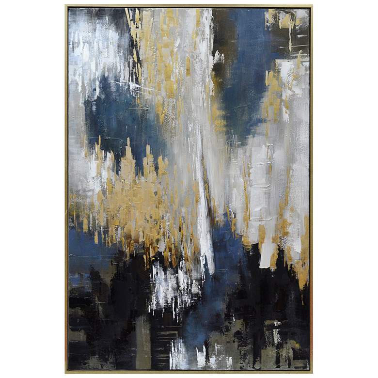 Image 1 Apollo 43 3/4" High Rectangular Framed Canvas Wall Art