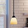 2_Apollo 5-in Oil-Rubbed Bronze Mini Tinted Glass Bell Pendant