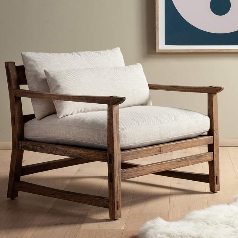 Image 1 Apollo Rustic Brown Oak Chair