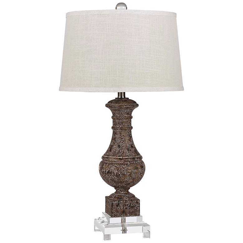 Image 1 Apopka Sable and Crystal Table Lamp