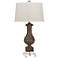 Apopka Sable and Crystal Table Lamp