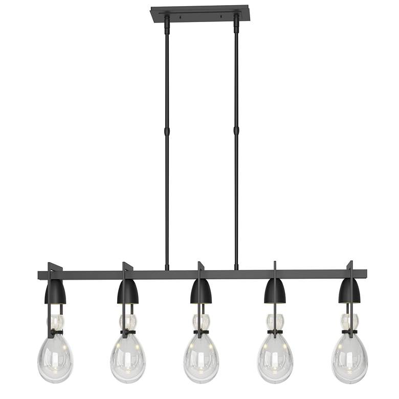 Image 1 Apothecary 40.5" Wide Black Pendant