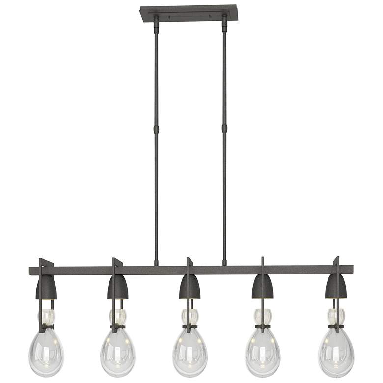 Image 1 Apothecary 40.5" Wide Natural Iron Pendant
