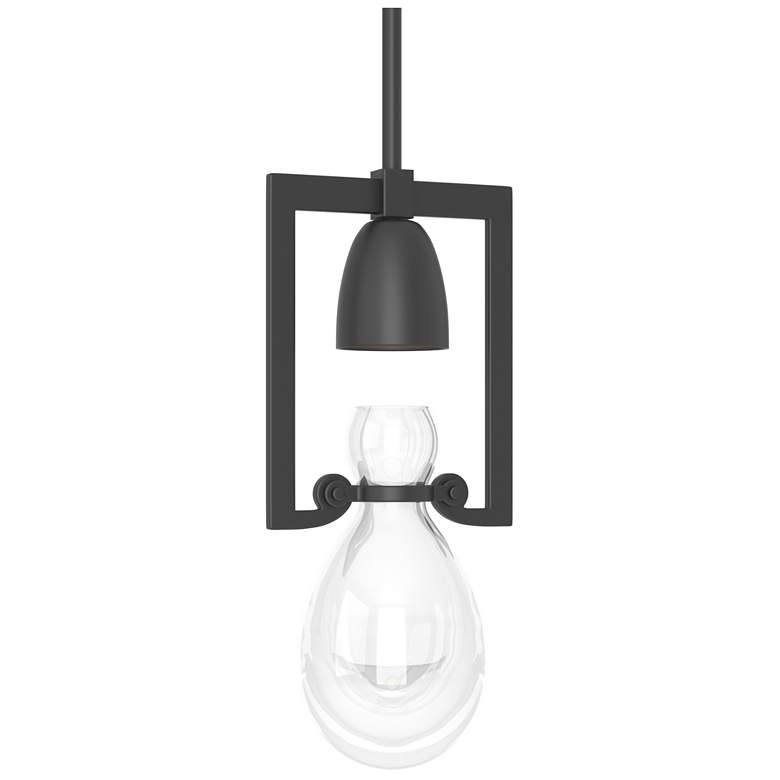 Image 1 Apothecary Mini Pendant - Black Finish - Clear Glass