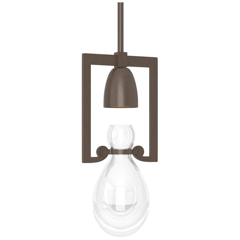 Image 1 Apothecary Mini Pendant - Bronze Finish - Clear Glass