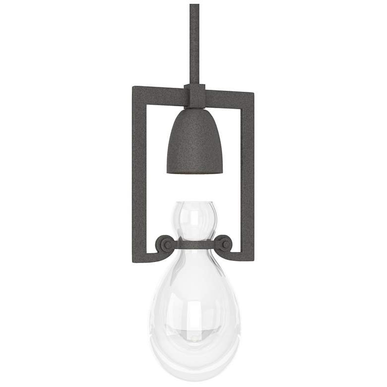 Image 1 Apothecary Mini Pendant - Natural Iron Finish - Clear Glass