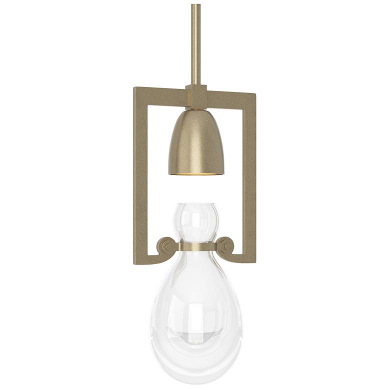 Image 1 Apothecary Mini Pendant - Soft Gold Finish - Clear Glass