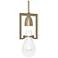 Apothecary Mini Pendant - Soft Gold Finish - Clear Glass