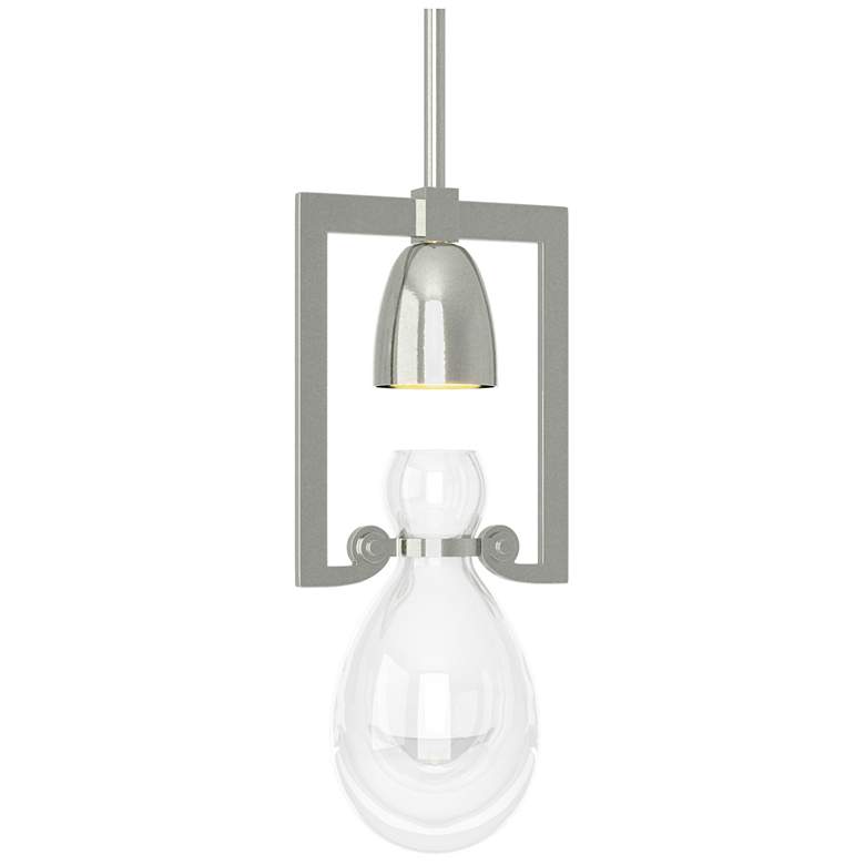 Image 1 Apothecary Mini Pendant - Sterling Finish - Clear Glass