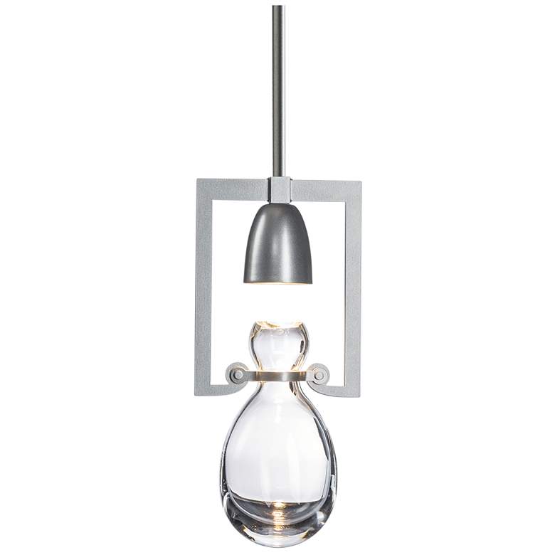 Image 1 Apothecary Mini Pendant - Vintage Platinum Finish - Clear Glass