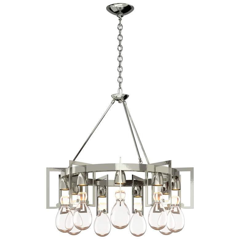 Image 1 Apothecary Sterling Circular Chandelier With Clear Glass