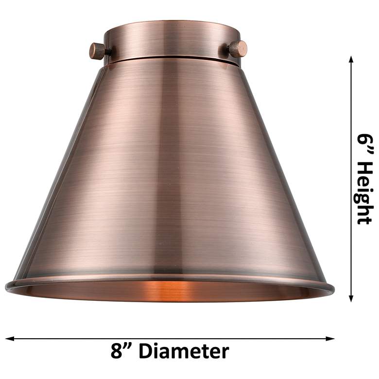 Image 4 Appalachian 11 1/2" High Black and Antique Brass Wall Sconce more views