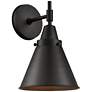 1_Appalachian 11 1/2" High Matte Black LED Wall Sconce