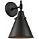 Appalachian 11 1/2" High Matte Black LED Wall Sconce