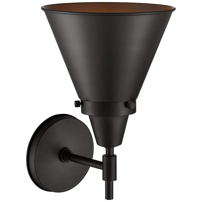 Image 3 Appalachian 11 1/2" High Matte Black LED Wall Sconce more views