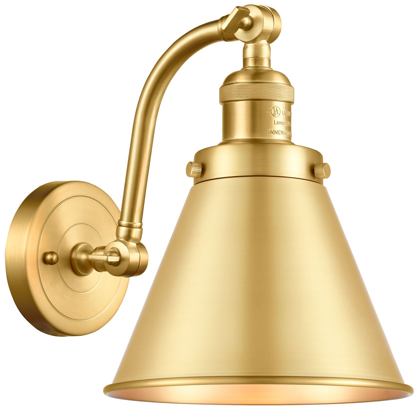 Appalachian 11 1/2" High Satin Gold LED Wall Sconce