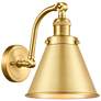 Appalachian 11 1/2" High Satin Gold Wall Sconce