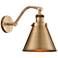 Appalachian 11 1/2"H Brushed Brass Adjustable Wall Sconce