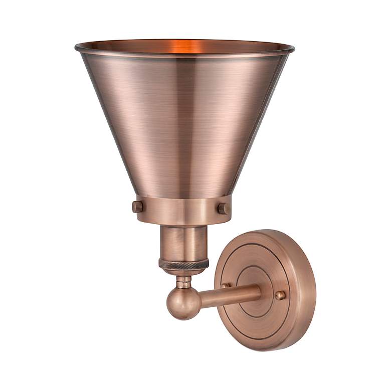 Image 3 Appalachian 11 3/4" High Antique Copper Wall Sconce more views