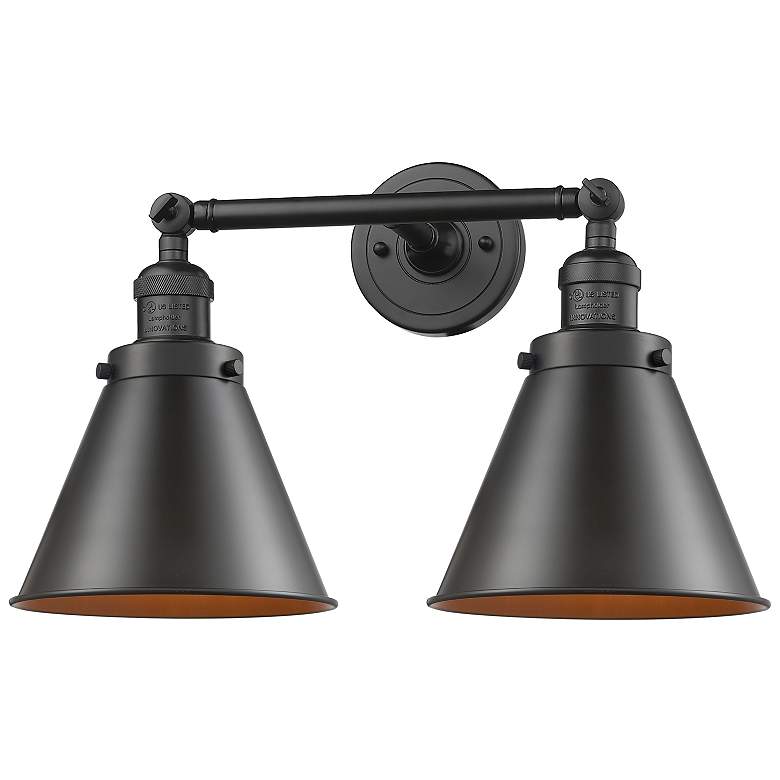 Image 2 Appalachian 12" High Oil-Rubbed Bronze 2-Light Wall Sconce