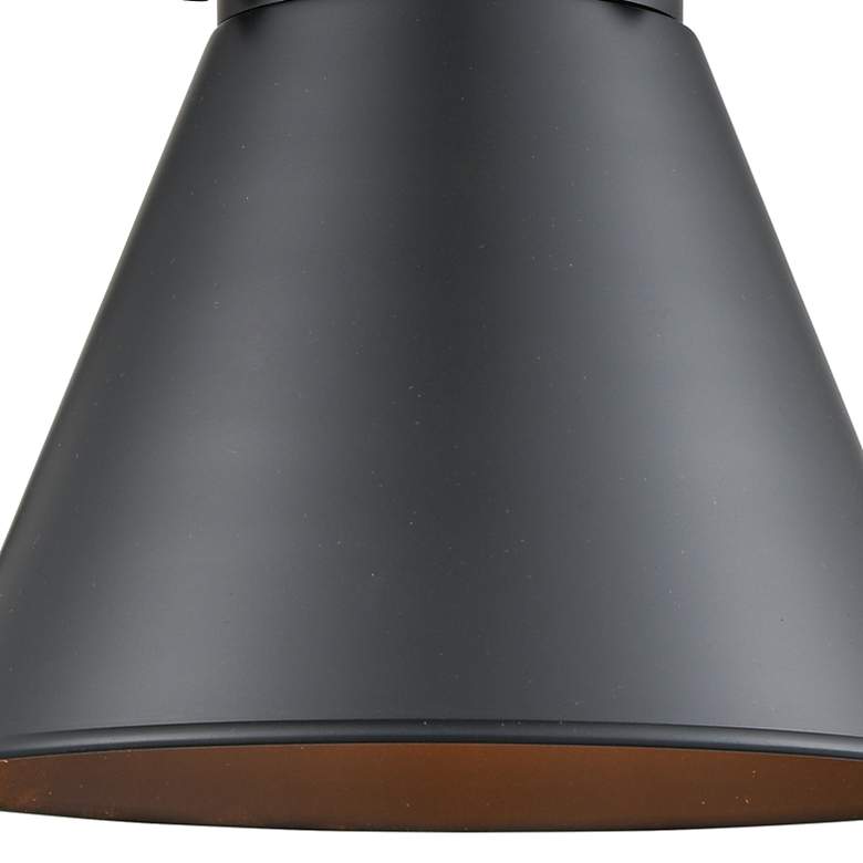 Image 2 Appalachian 13" High Black Antique Brass LED Wall Sconce more views