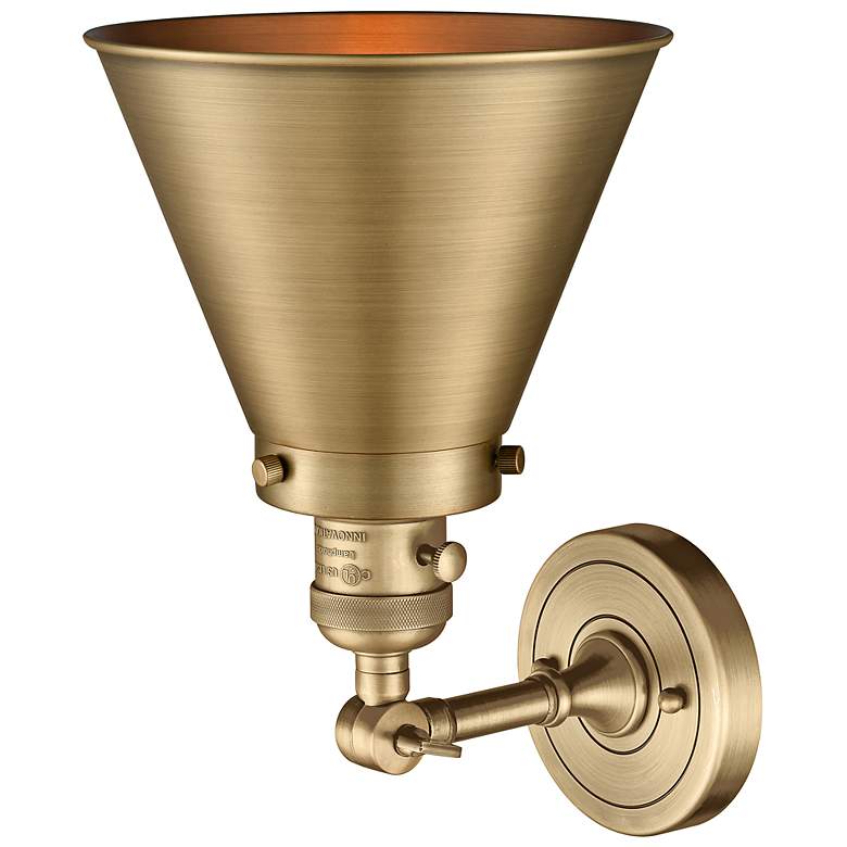 Image 3 Appalachian 13" High Brushed Brass LED Wall Sconce more views