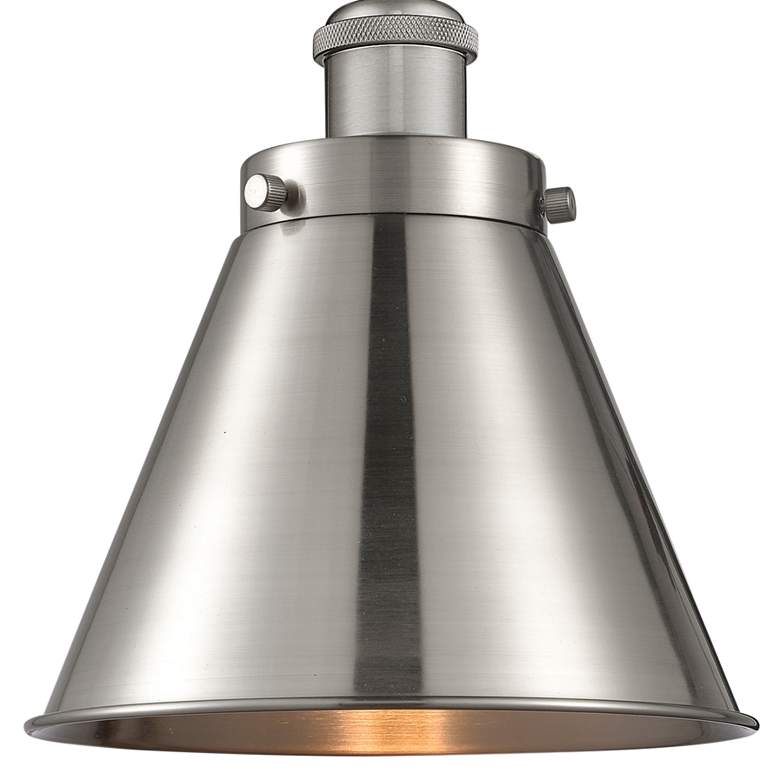 Image 2 Appalachian 13" High Brushed Satin Nickel Metal Wall Sconce more views