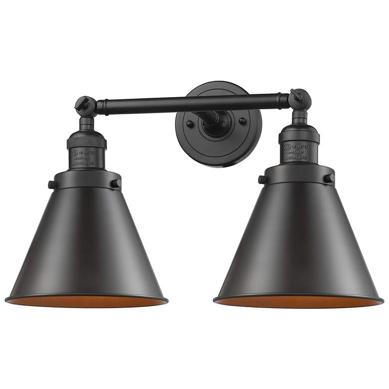 Image 1 Appalachian 18" 2-Light Oil Rubbed Bronze Tiltable Bath Light
