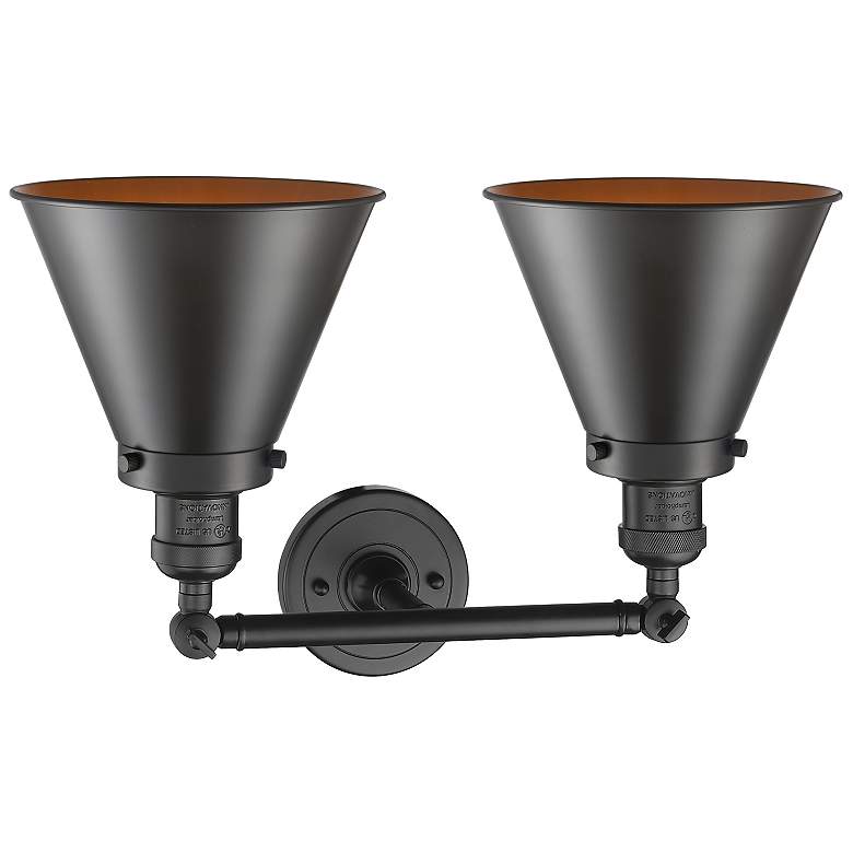Image 3 Appalachian 18" 2-Light Oil Rubbed Bronze Tiltable Bath Light more views