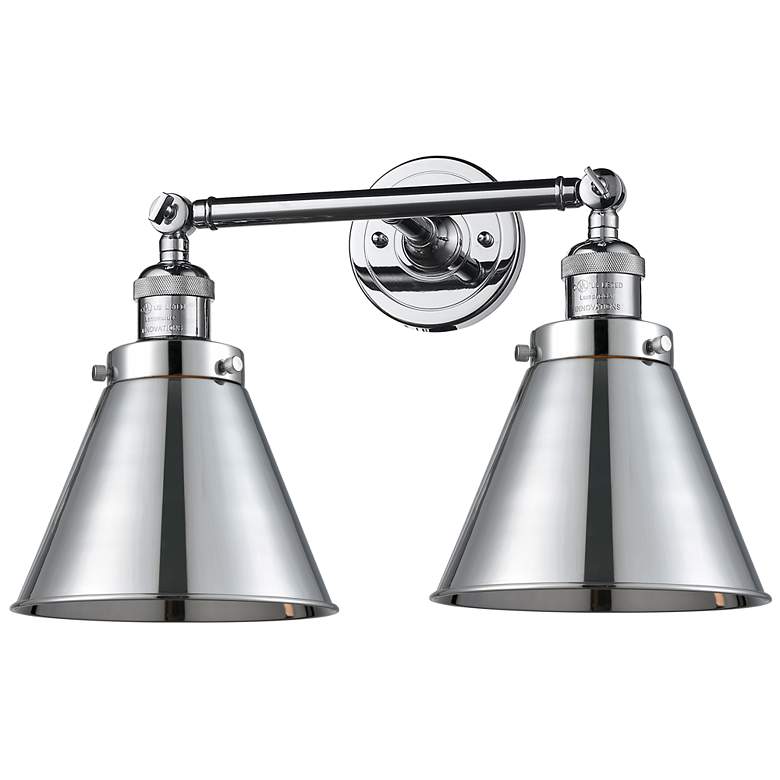 Image 1 Appalachian 18" 2-Light Polished Chrome Tiltable Bath Light