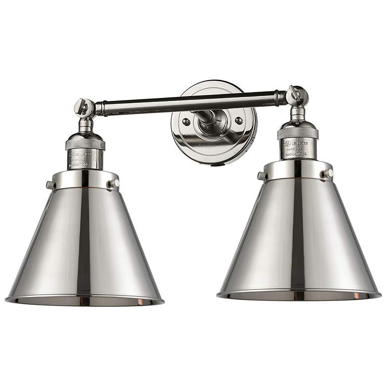Image 1 Appalachian 18" 2-Light Polished Nickel Bath Light